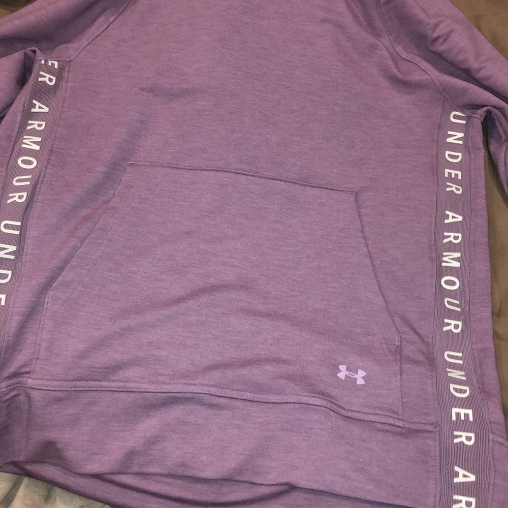 Purple Under Armour sweatshirt